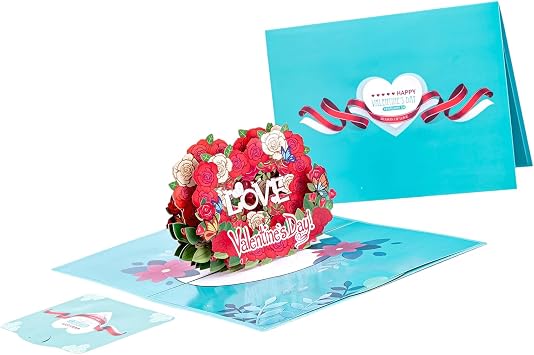 3D Popup Valentine Greeting Card User Friendly Paper Decoration Romance Various Occasion Birthday Wedding Valentine