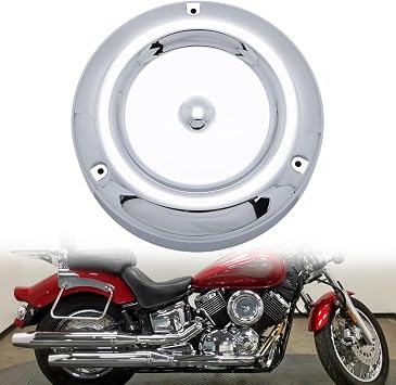 Motorcycle Air Intake Filter Cleaner Cover For Yamaha V Star 1100 XVS1100 Classic Custom 1999-2009