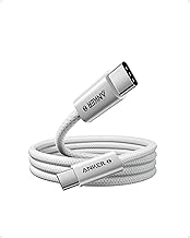 Anker USB C to USB C Cable, 240 W USB C Cable, 1 m, Braided and Dirt-Resistant for iPhone 17, 16, 15 Series, Galaxy S24, S23, MacBook Pro Air, iPad Pro Air
