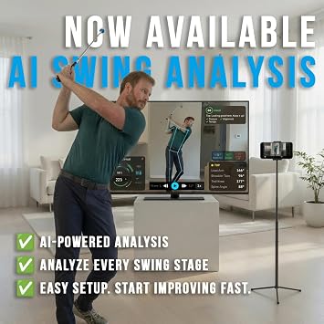 PHIGOLF Home Golf Simulator, Motion Sensor & 3D Analysis for Practice & Fun