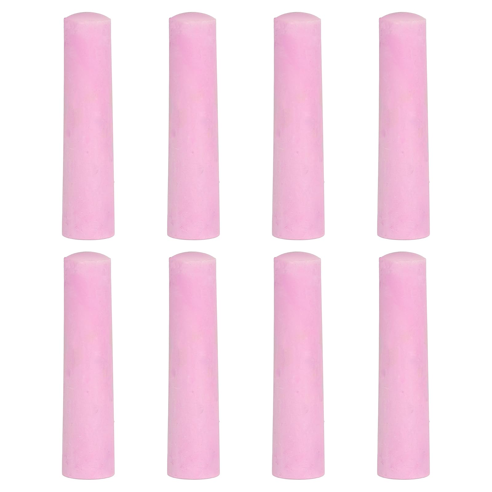 PATIKIL 8 PCS Dustless Chalk, Rose Red Sidewalk Chalk Large Solid Huge Washable Street Chalks Easy to Clean for Outdoor Adults Painting Graffiti Art Wall Ground Playground Floor โ image 1