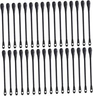 FOMIYES 200 Pçs Algodão De Ponta Dupla Wwabs Aplicador De Maquiagem Aplicador De Cílios Ferramenta Aplicador De Cílios Espiral Cotonete Cotonete Cotonetes De Ouvido Cotonetes De Limpeza