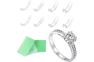 Invisible Ring Huggies for Secure and Comfortable Ring Fit