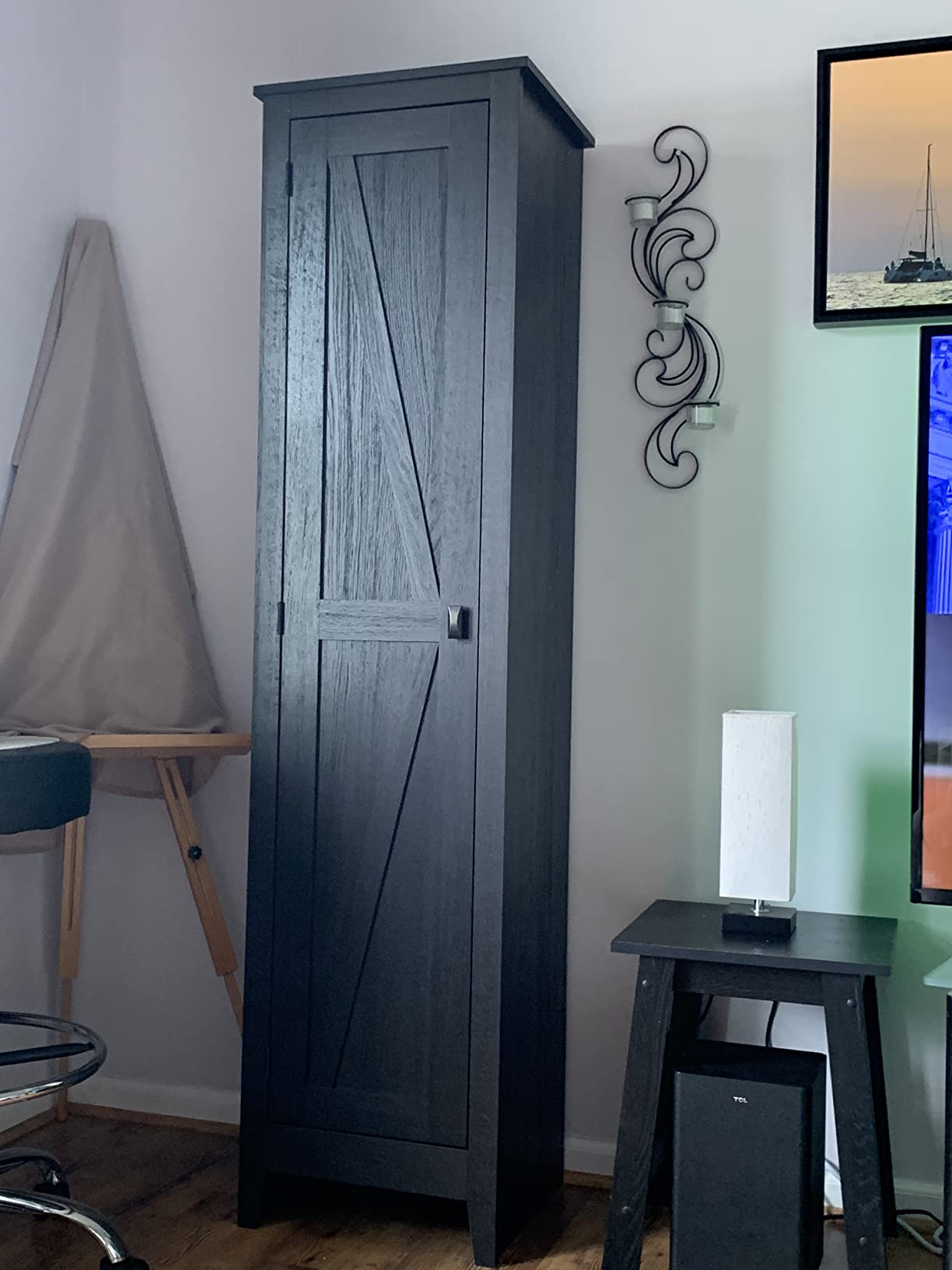 20/mo Finance Ameriwood Home SystemBuild Storage Black Oak