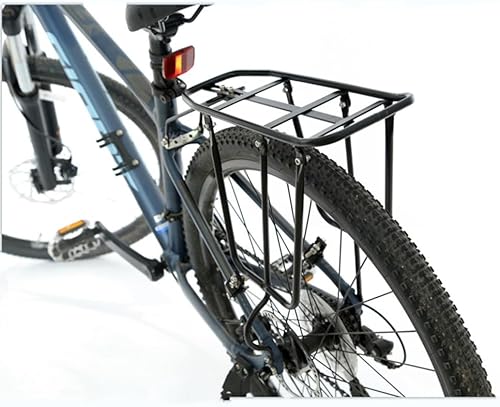 Miniatura 7 de Portaequipajes trasero para bicicleta, se adapta a la mayoría de bicicletas de montaña y bicicletas de carretera, capacidad de 130 libras (132.3 lbs)