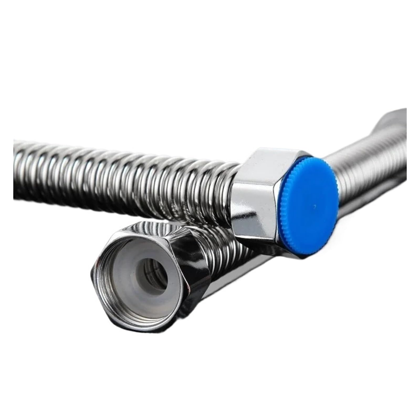 Tubo Idraulico Intrecciato, Acciaio Inossidabile 304, Parti Dello Scaldabagno Da 1/2' | La confezione include un tubo flessibile intrecciato in acciaio inossidabile 304 da 1/2 pollice e una chiave.(60cm)