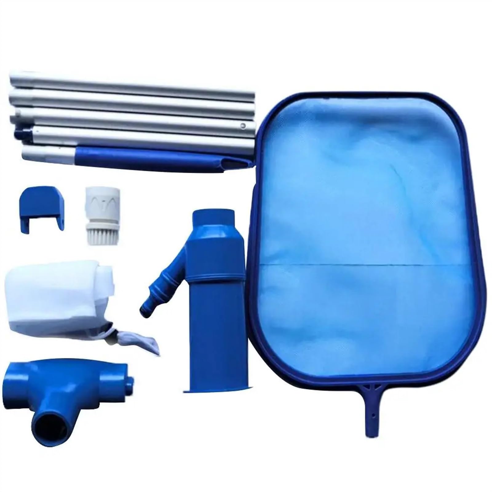 aspirateur Piscine Kit de Nettoyage de Piscine 40x35x5cm Outil d'entretien de Piscine Kit de Filet de Nettoyage de tête d'aspiration Accessoires d'outils de Nettoyage Kit Piscine