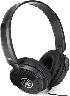 YAMAHA HPH-100B Dynamic Closed-Back Headphones, 7, Negro