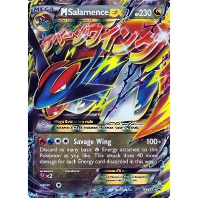 mega salamence pokemon card First time opening the new set Fantastical Parade! Got this awesome from my first pack! A stunning really, I wish so many of these cards from Pokmon TCG Pocket were real. , Colorless Rules Mega Evolution rule M Salamence EX - XY171