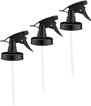 Jarmazing Products Mason Jar Sprayer Lids – Black – 3 pack – with powerful sprayers – fits all Regular Mouth Jars