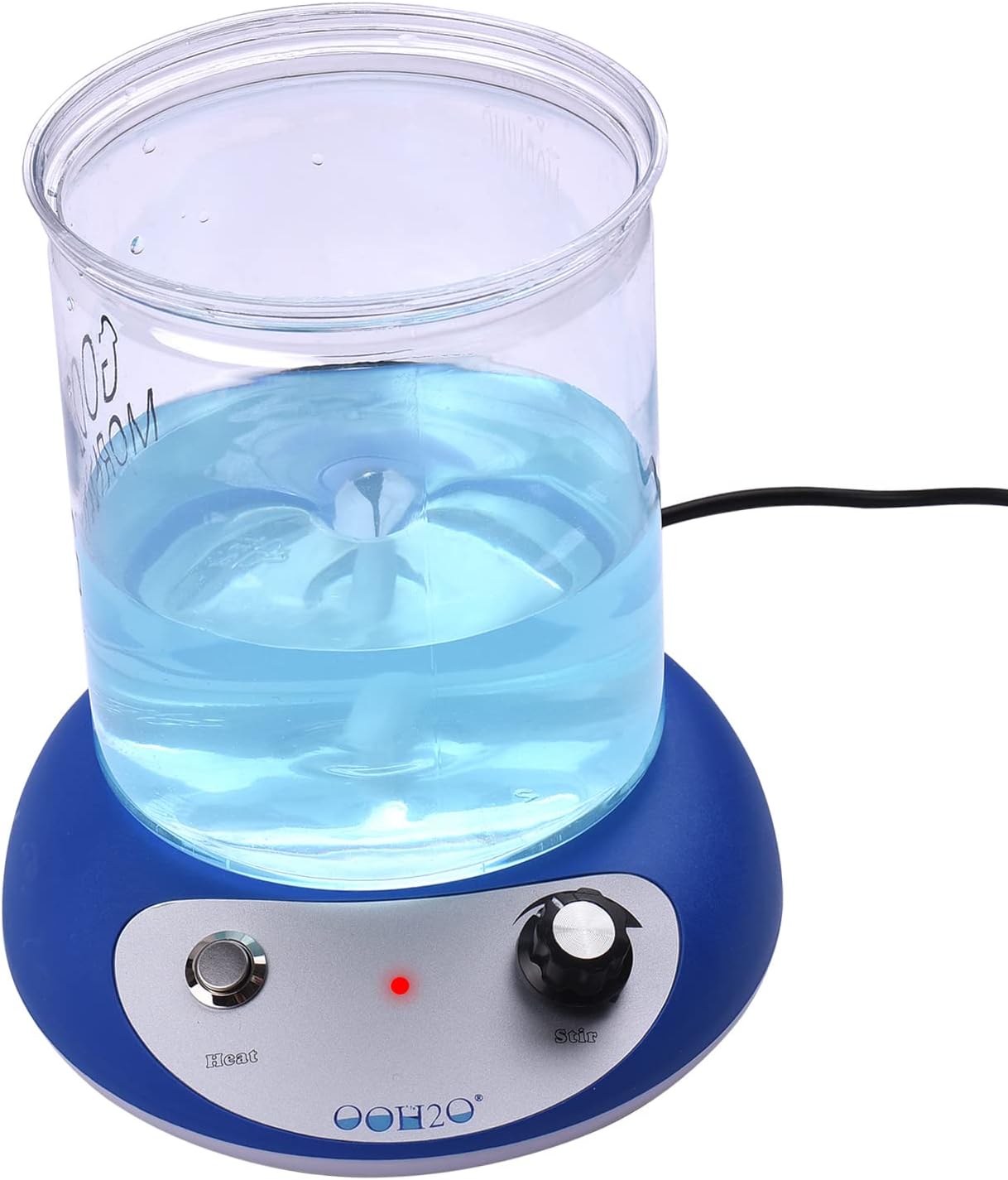 Stirrer, Mini Stirrer Hot Plate Mixer Heating Stirring Machine Speed Adjusting With Stir Bar 2000Ml Stirring Capacity For Laboratory Kitchen