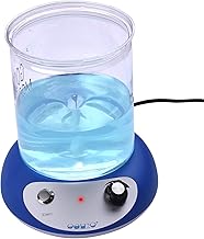 KKcare Mini agitador magnético placa quente misturador aquecimento máquina de agitação ajuste de velocidade com barra de agitação 2000ml capacidade de agitação para laboratório de cozinha homebrew