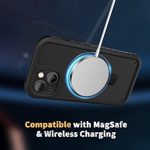 Miniatura 156 de Diaclara - Funda diseñada para iPhone 14 Pro Max, resistente, de cuerpo completo, con protector de pantalla sensible al tacto y antiarañazos + Blanco