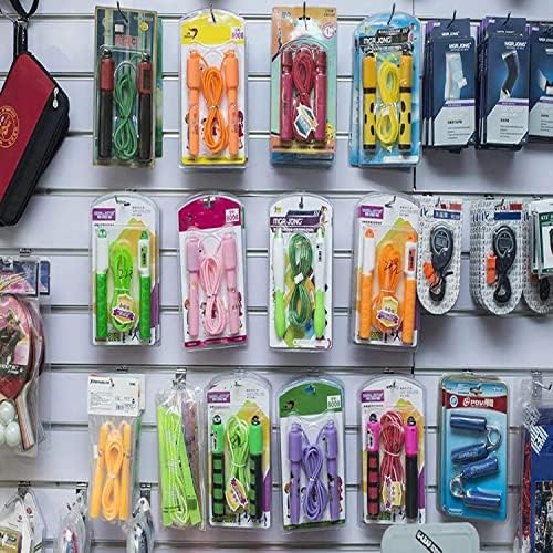 ybaymy 20cm Long Slatwall Hooks 100PCS Slat Wall Display Panel Hooks 4.2mm Thickness Metal Wall Hanging Hook Shop Retail Display Hook for Room Garage Retail Store