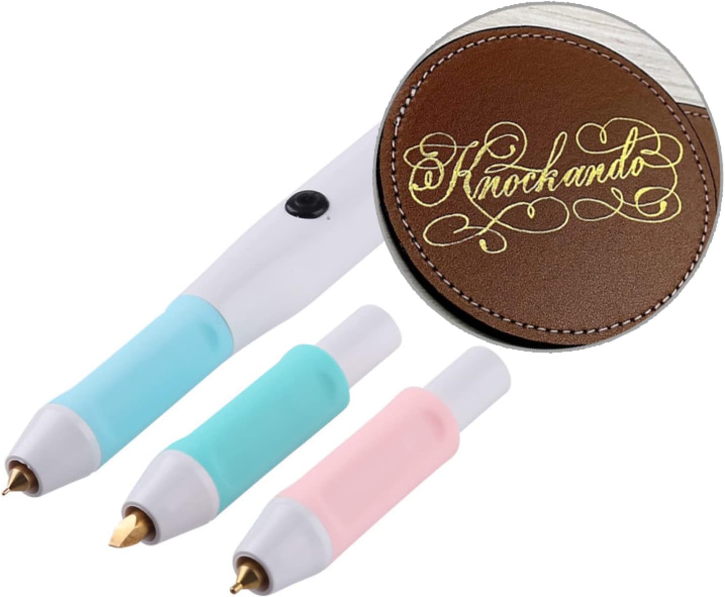 3 Size Tips Heat Foil Pens & 1pcs Heat Activated Foil Roll Sets for Card Making Scrapbooking Tools All in One Kits Drawing Pen USB Powered DC5V Foil Quill Starter Kits for Scrapbooking Crafting Tool