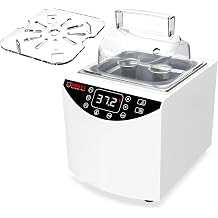 FOUR ES SCIENTIFIC 2L Digital Lab Water Bath, Thermostatic Water Bath Heater, RT+5C to 99C, Precise Temperature Control, Stainless Steel Chamber, LED Display