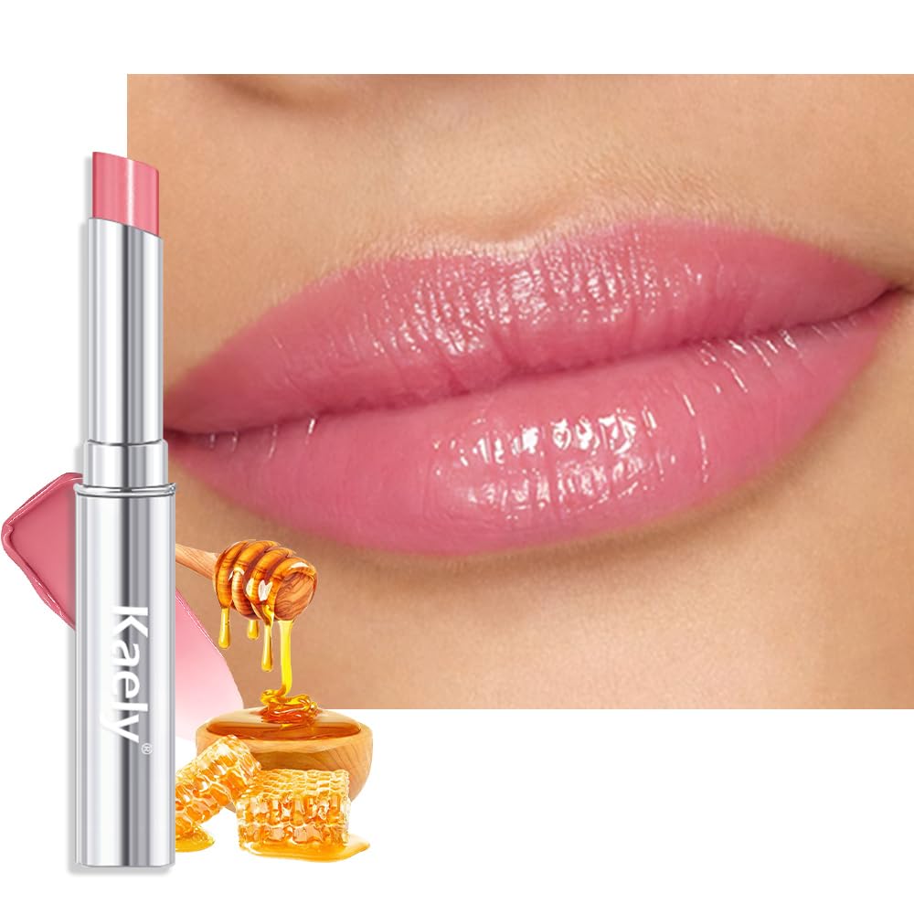 evpct Pink Honey Lipstick MoisturizingTinted Lip Balm for Older Women