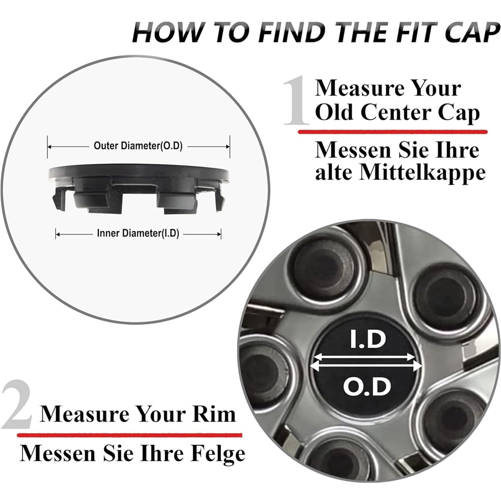 4 Pièces Cache-Moyeux 54 Mm Pour Opel Agila – Enjoliveurs Centre De Roue Élégants, Résistants à La Corrosion Et à La Rouille, Accessoires Auto Stylés