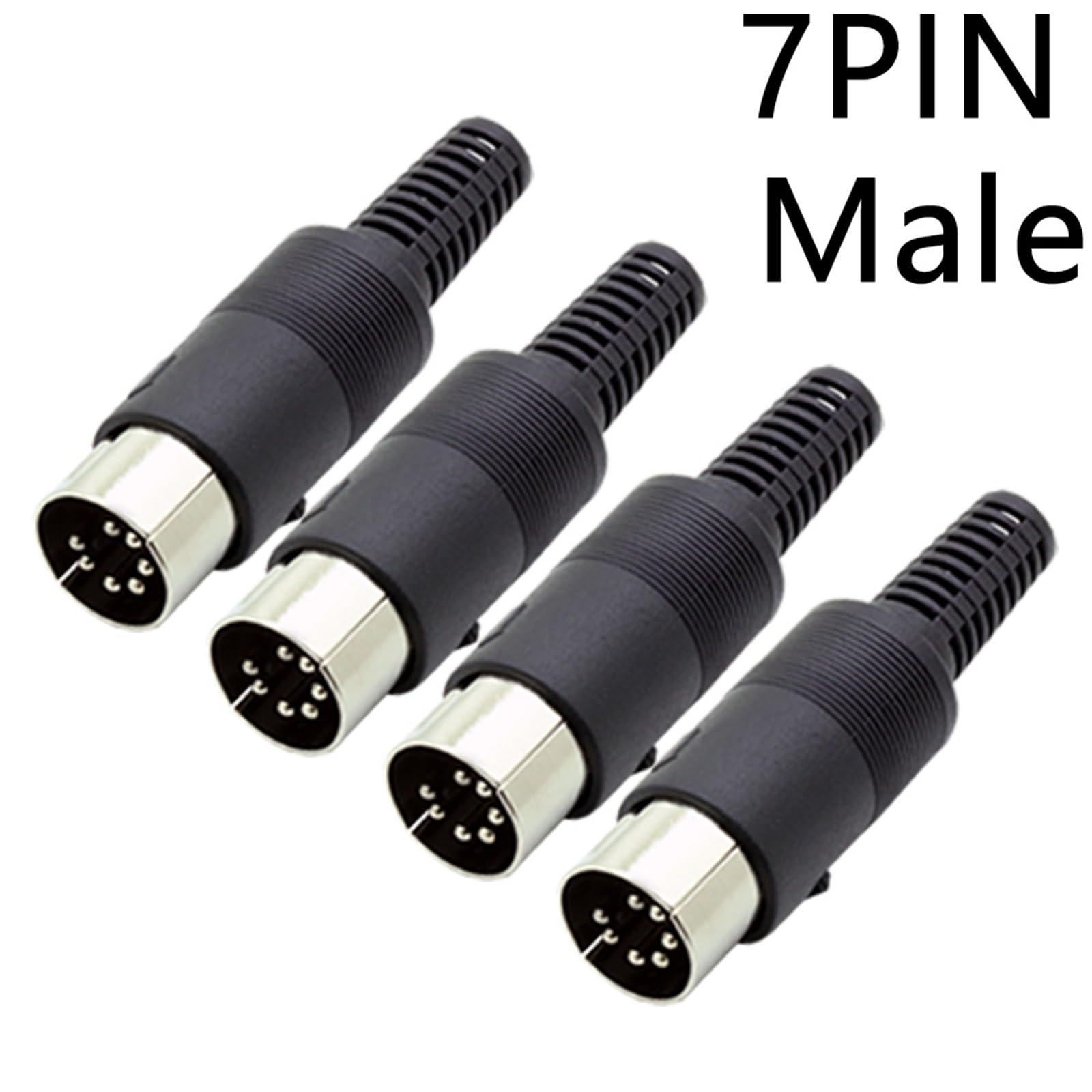 10 szt. złącze DIN męskie/żeńskie złącze wtykowe DIN 3/4/5/6/7/8/13-pinowe mocowanie kabla z plastikowym uchwytem (wkładka żeńska, 3P)
