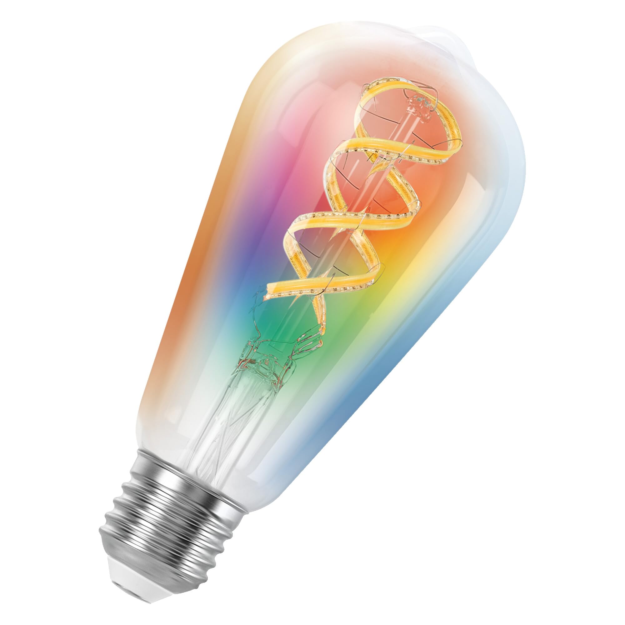 OSRAM SMART+ Bombilla Edison filament RGB (pack de 2, E27, 5W) – luz de | , LED Lamps, 64 Millimetres dia, 15000 Hours, Paquete de 2