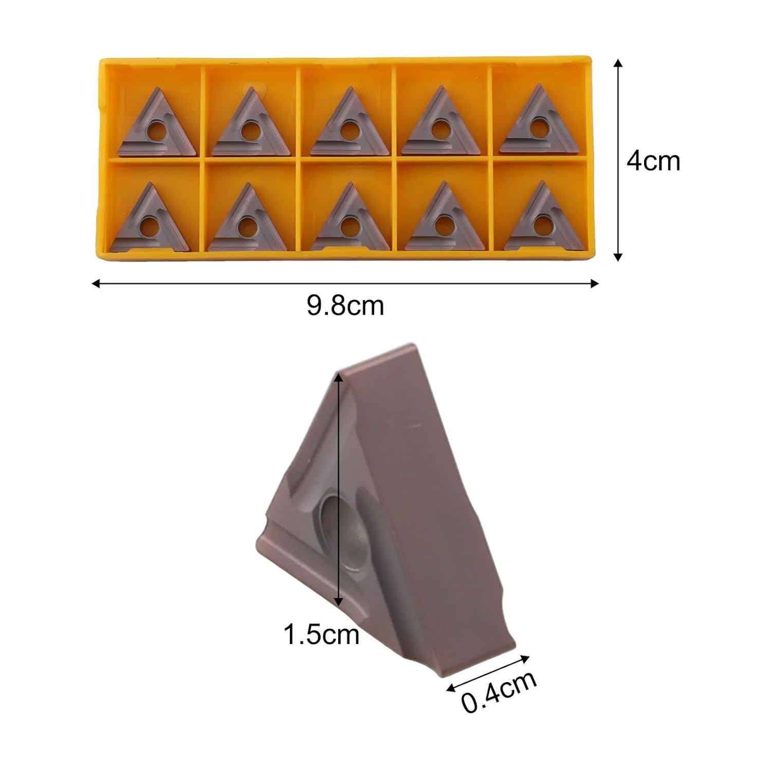 Lathe bits Cutter Inserts 10 PCS TNMG160404R-ES TNMG331 Lathe Inserts Cutting Tools Carbide Turning Inserts