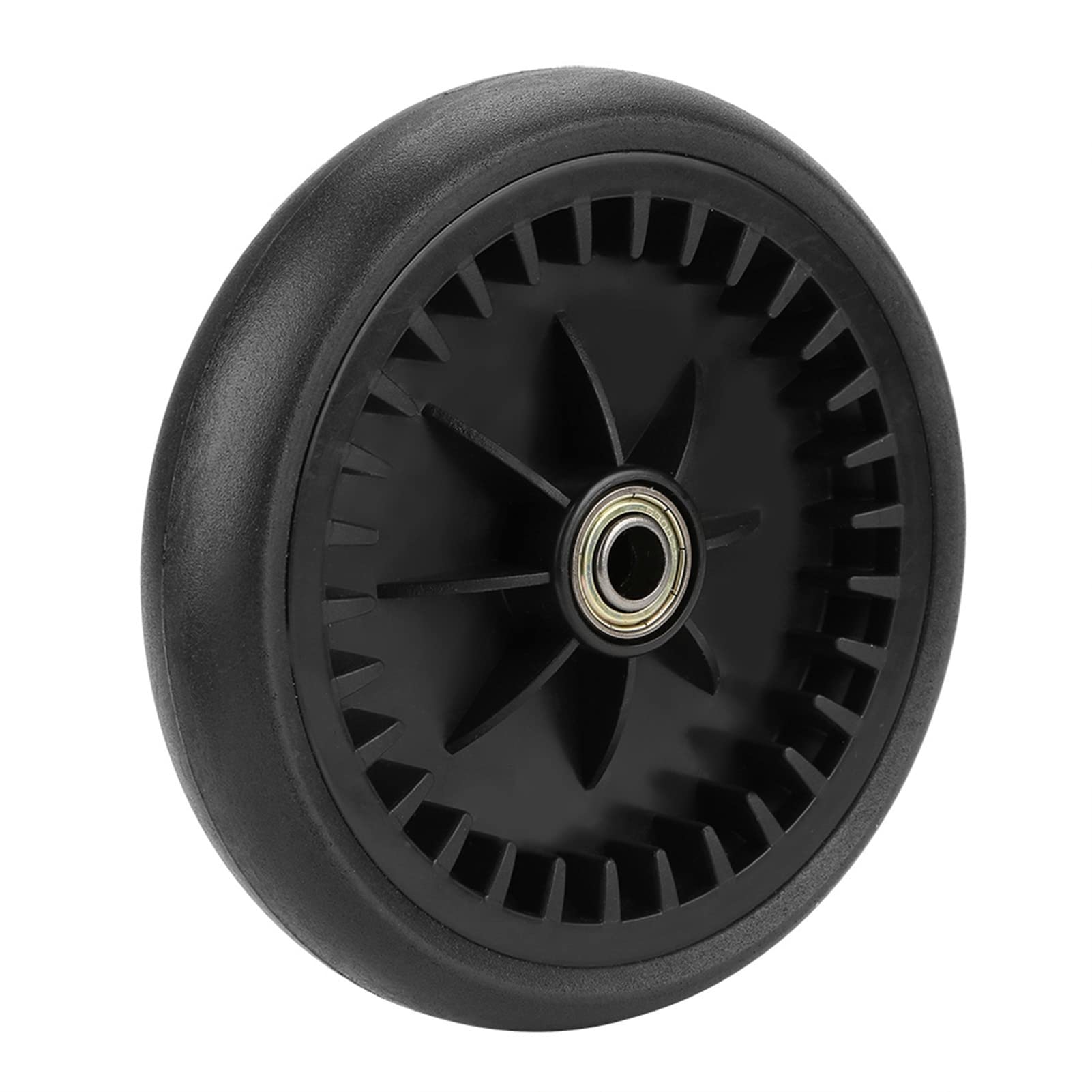 Roues Poussette, Roues Arrière Avant en Caoutchouc 13cm/5.1in avec Roulement, Accessoire de Rechange Compatible pour Poussette Bébé