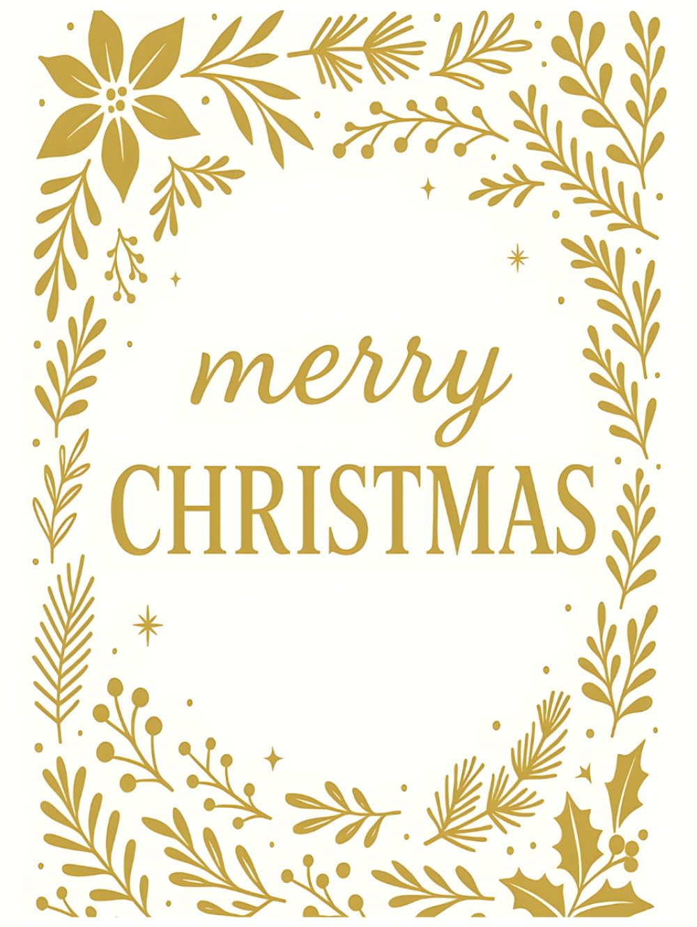 Merry Christmas: Hardcover Decorative Coffee Table Book for Holiday Home Decor | Festive Lined Journal for Christmas Planning, Gift Lists, Recipes & Winter Memories | Modern Aesthetic