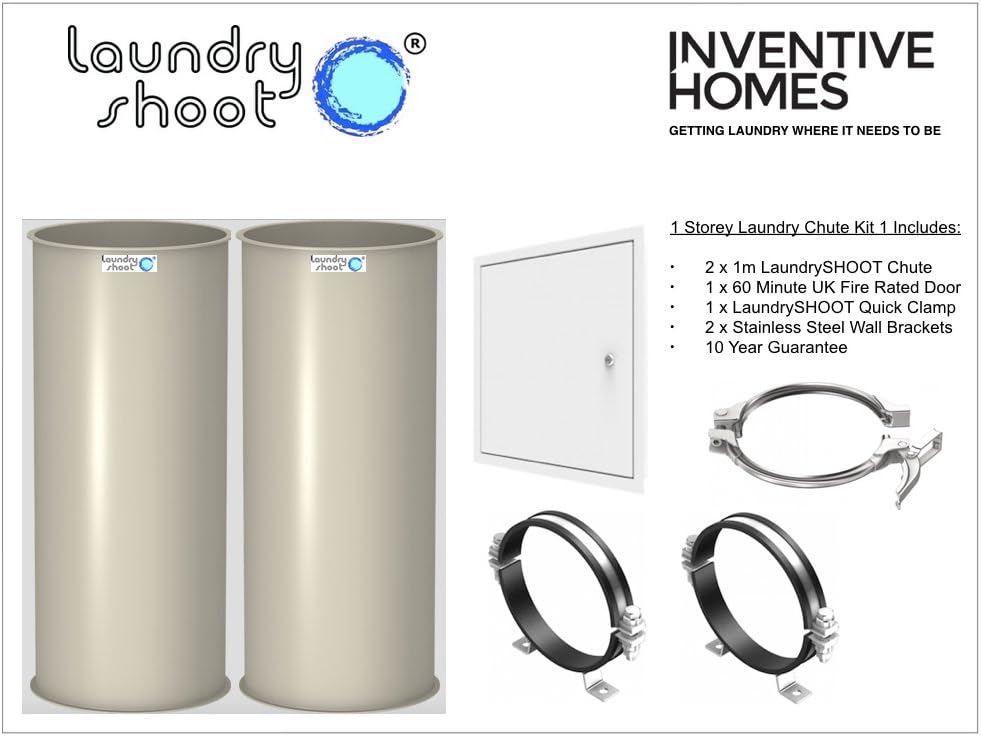 LaundrySHOOT - 2 Storey House Laundry Chute Kit 1