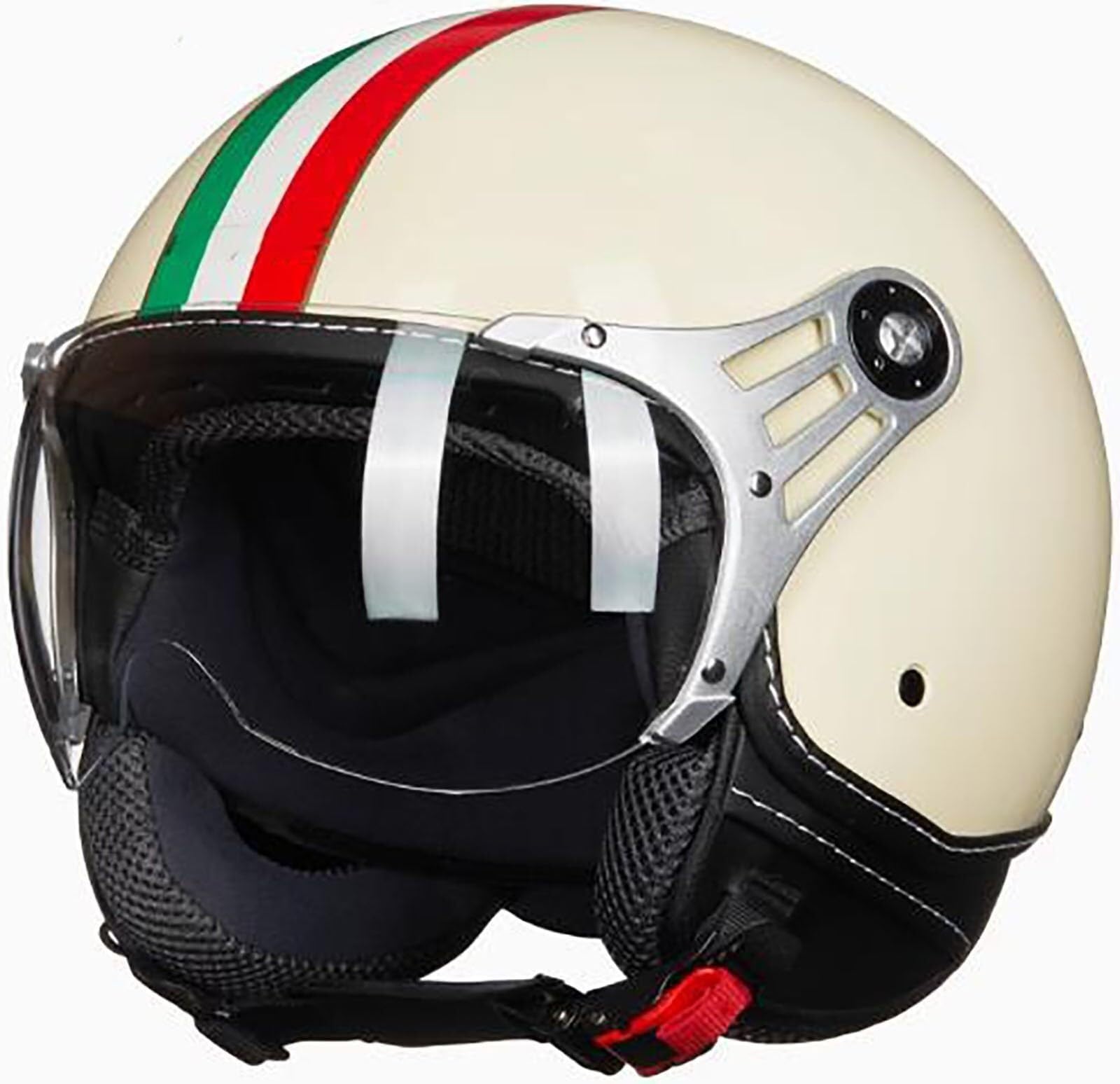 Casque ouvert moto avec visière idéal pour vos trajets en scooter