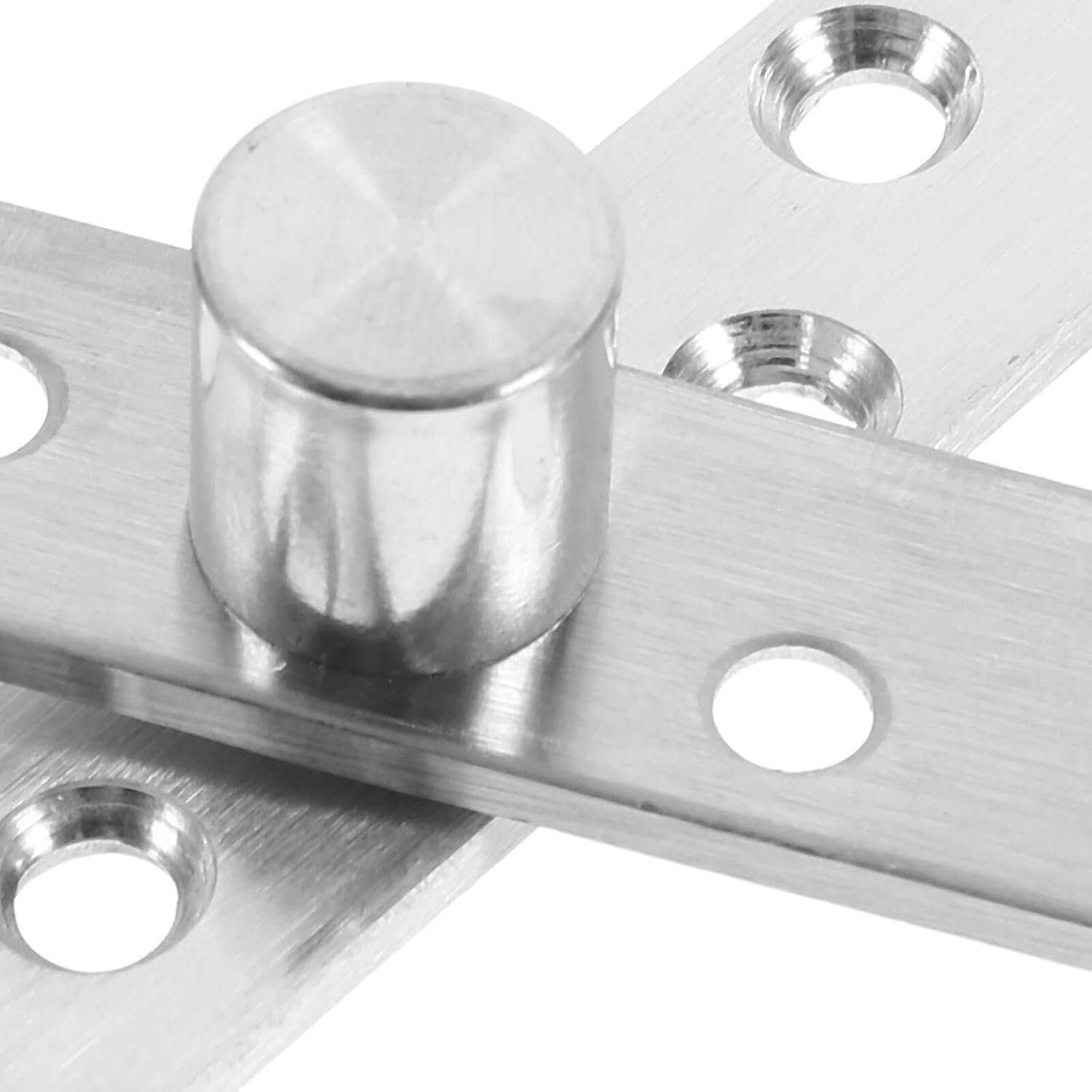 2pcs Stainless Metal Full Rotation Center Pivot Hinges