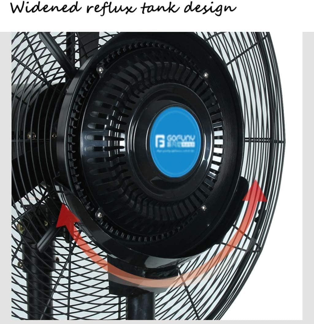 Pedestal Fan Adjustable Height 3 Speed Oscillating Fan, Industrial Fans Cooling Big, Floor Fans for Bedroom Silent