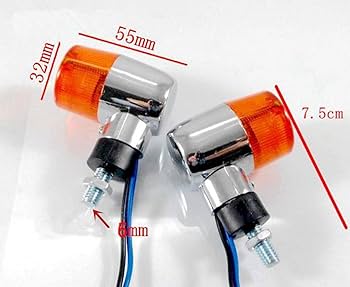 Amazon | 【AedoE】クリア メッキ ウインカー 丸型 ミニ レンズ