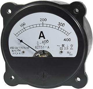Aexit AC 0-400A gauge Fine Tuning Dial Panel Analog Ampere Meter Amperemeter Black