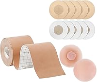 HiBeauty PRO Boob Tape Breast Lift for Large Breasts A-G Cup: Invisible Lift Tape + Nipple Covers Kit