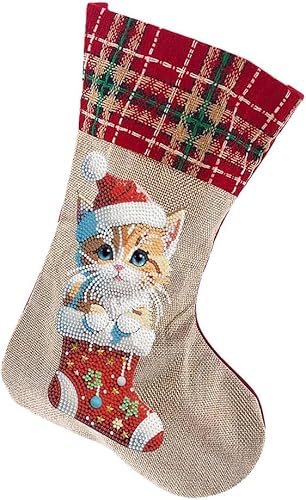 zeyunty 5D Diamond Painting - Chaussettes de Noël - Kit