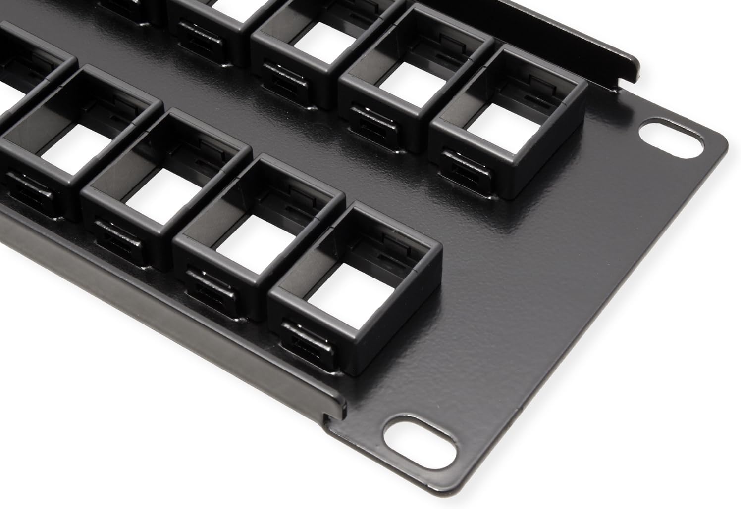 TRENDnet 48-Port Blank Keystone 2U HD Patch Panel, TC-KP48, 2U 19” Metal Rackmount Housing, HD Keystone Network Patch Panel, Recommended w/TC-K25C6 & TC-K50C6 Cat6 Keystone Jacks (Sold Separately)