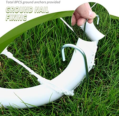 NORTHERN STONE Portable Football Goal 6ft x 4ft For The Garden Steel Frame Post Weatherproof