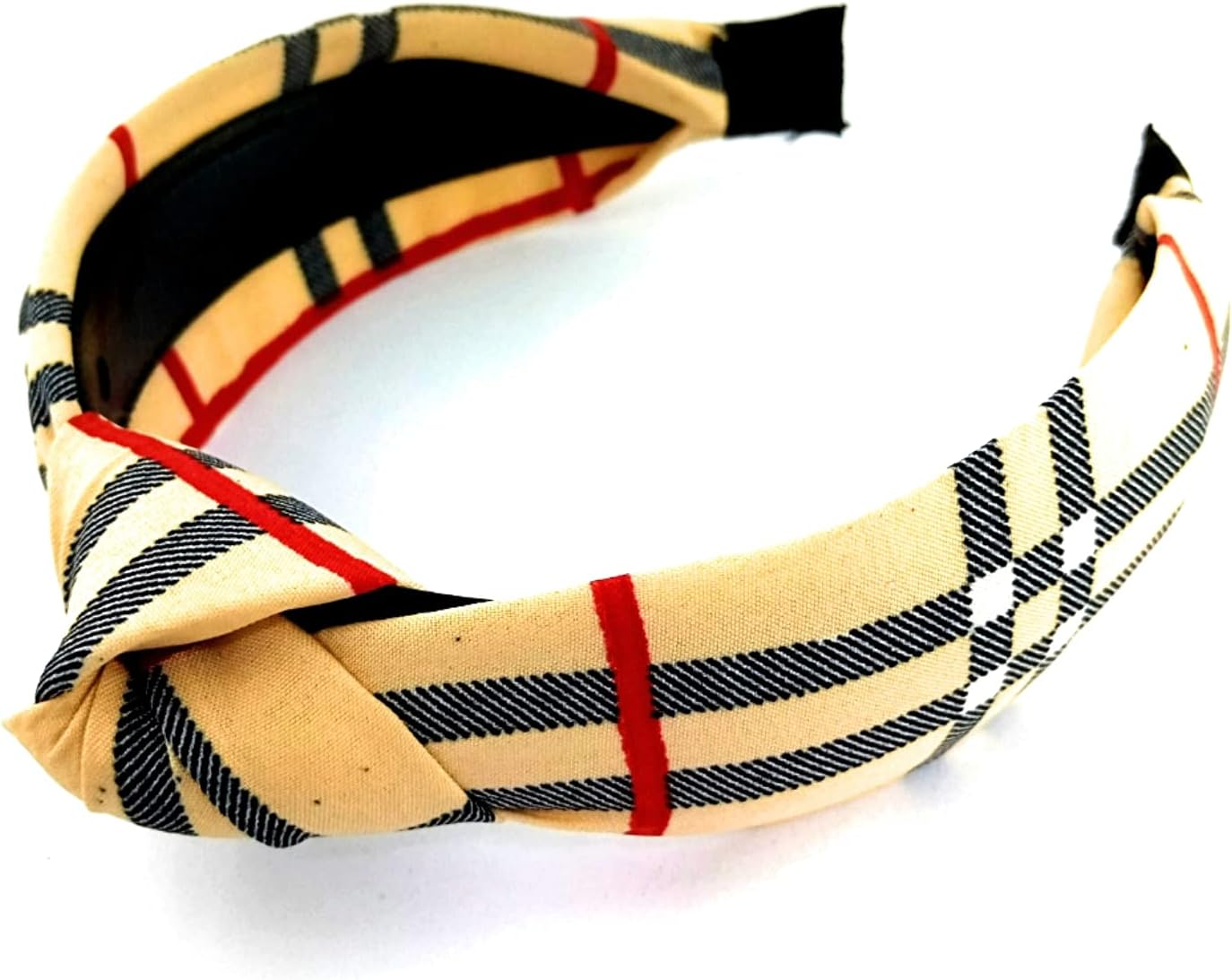 SRB | Korean Style Solid Fabric Knot Plastic Hairband