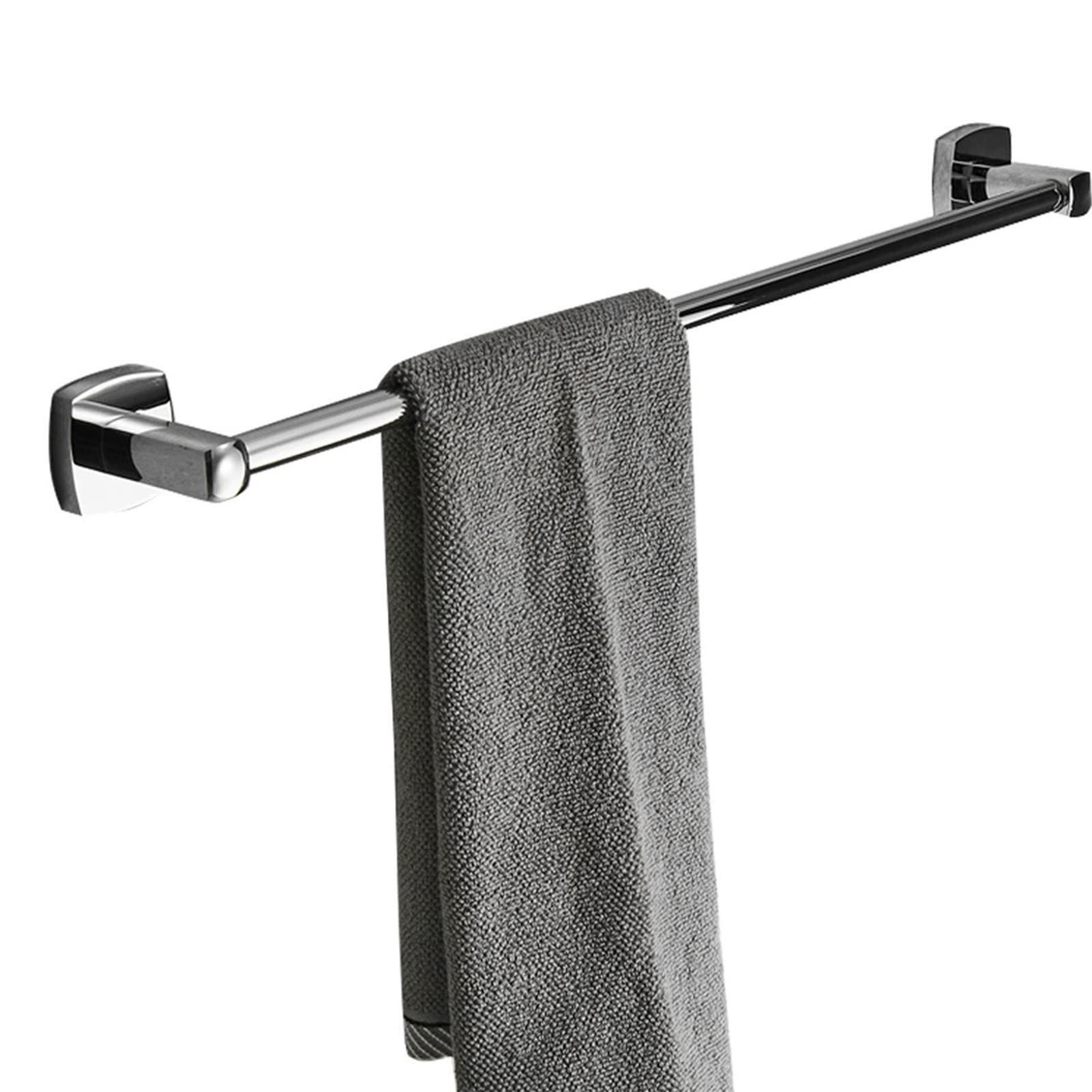 Barre porte-serviettes en cuivre noble et chrome digne pour décoration chic