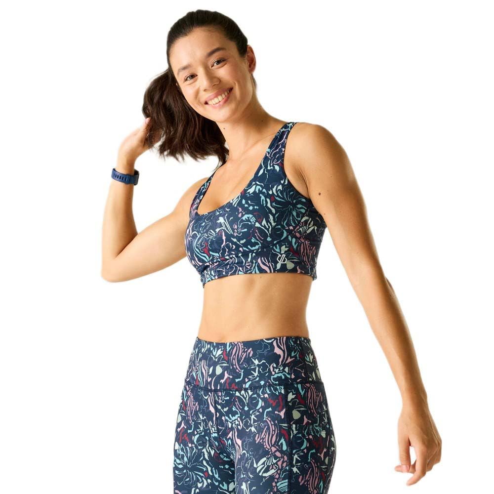 Dare 2B Women's Blue Influential Sports Bra Size: S