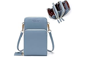 Small Crossbody Bag with Over the Shoulder Cell Phone Holder