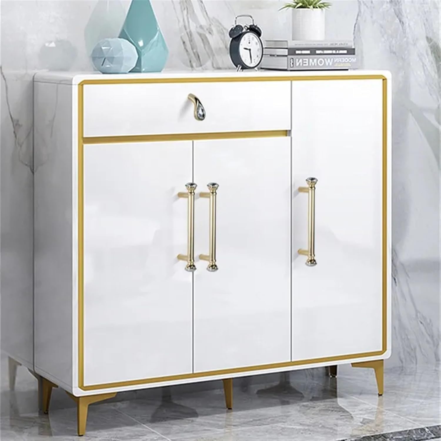 Crystal Handles Drawer Knobs Zinc Alloy Kitchen Cabinet Handles Wardrobe Door Pulls Furniture Handle Hardware 2Pcs(6738-Knob)