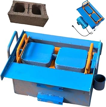 Extrusion Brick Machine, Mobile Cement Brick Machine, Vibration Frequency 212 Times/Minute, 45 Seconds Fast Forming, for Cement and Concrete Blocks