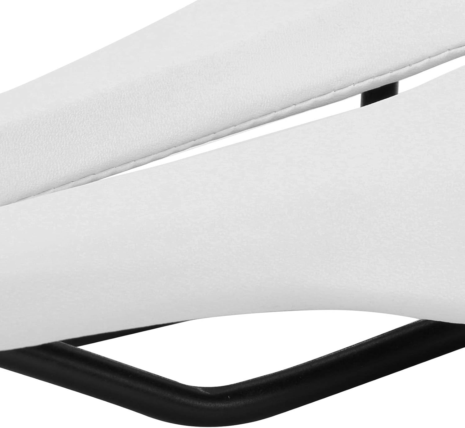 Keenso Comfortable Seat, Saddle with Breathable Hollow Design, Universal Comfortable Saddle Cover Mountain Cushion Hollow Saddle(White) & Parts &