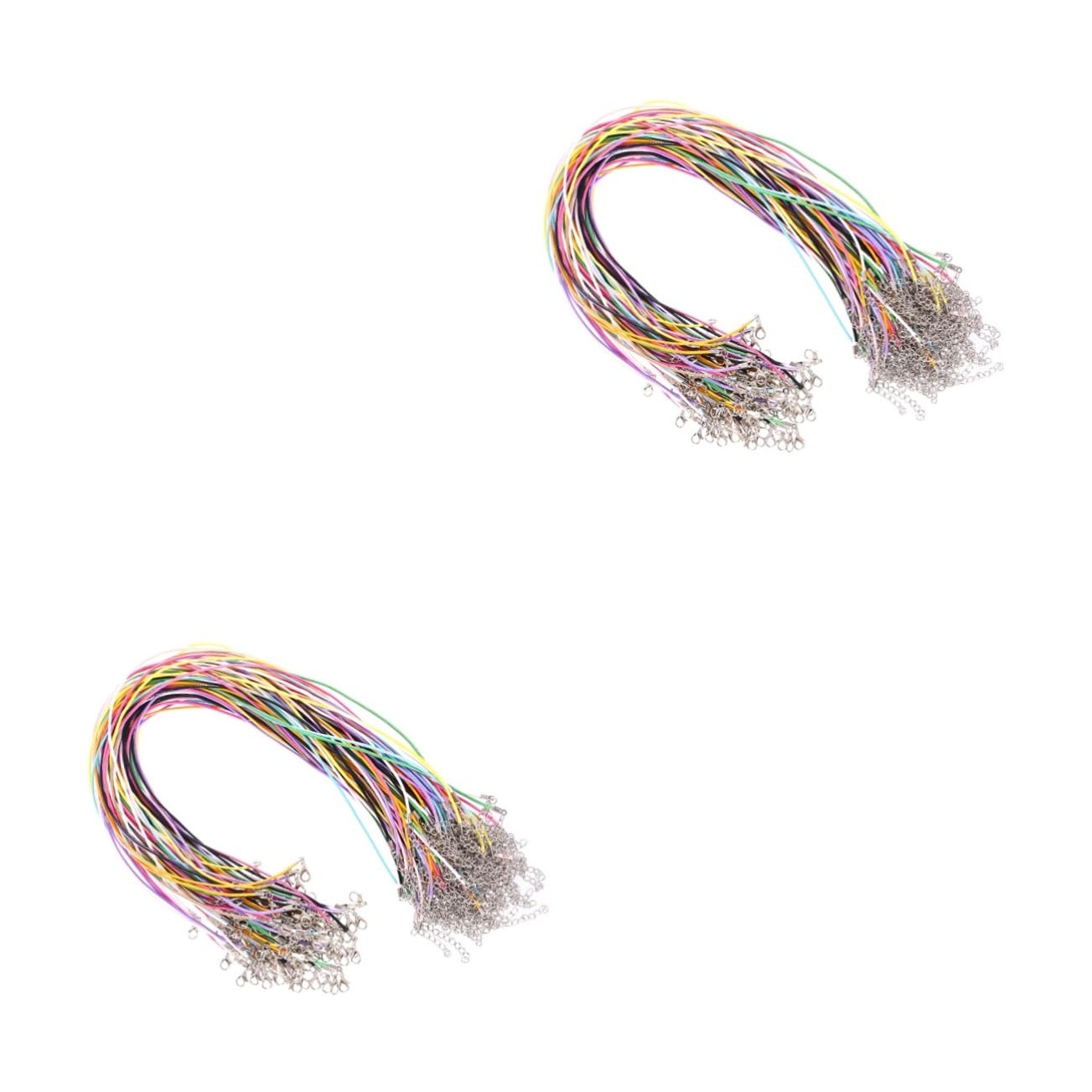 Cuerdas para hacer joyas de 2 mm con cadena de extensión para collares y manualidades