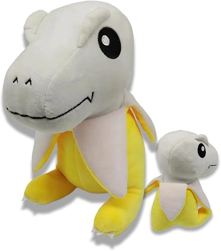 Krytons Bananasaurus Rex - Peluche de dinosaurio, animal de peluche de dinosaurio abrazable, peluche de plátano para niños, fanáticos de Dino-Mite