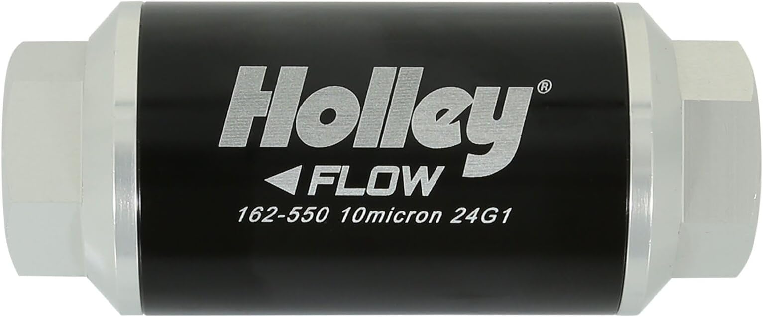 Holley 162-550 100 GPH HP Billet Fuel Filter