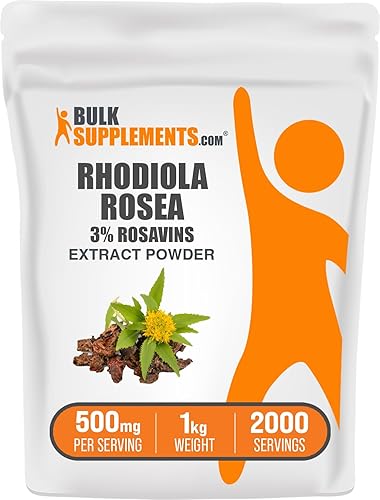 Miniatura 6 de BulkSupplements. com Extracto de Rhodiola Rosea - 3% Rosavin, extracto de Rhodiola - Extracto de raíz de Rhodiola, suplemento de Rhodiola - Vegano y
