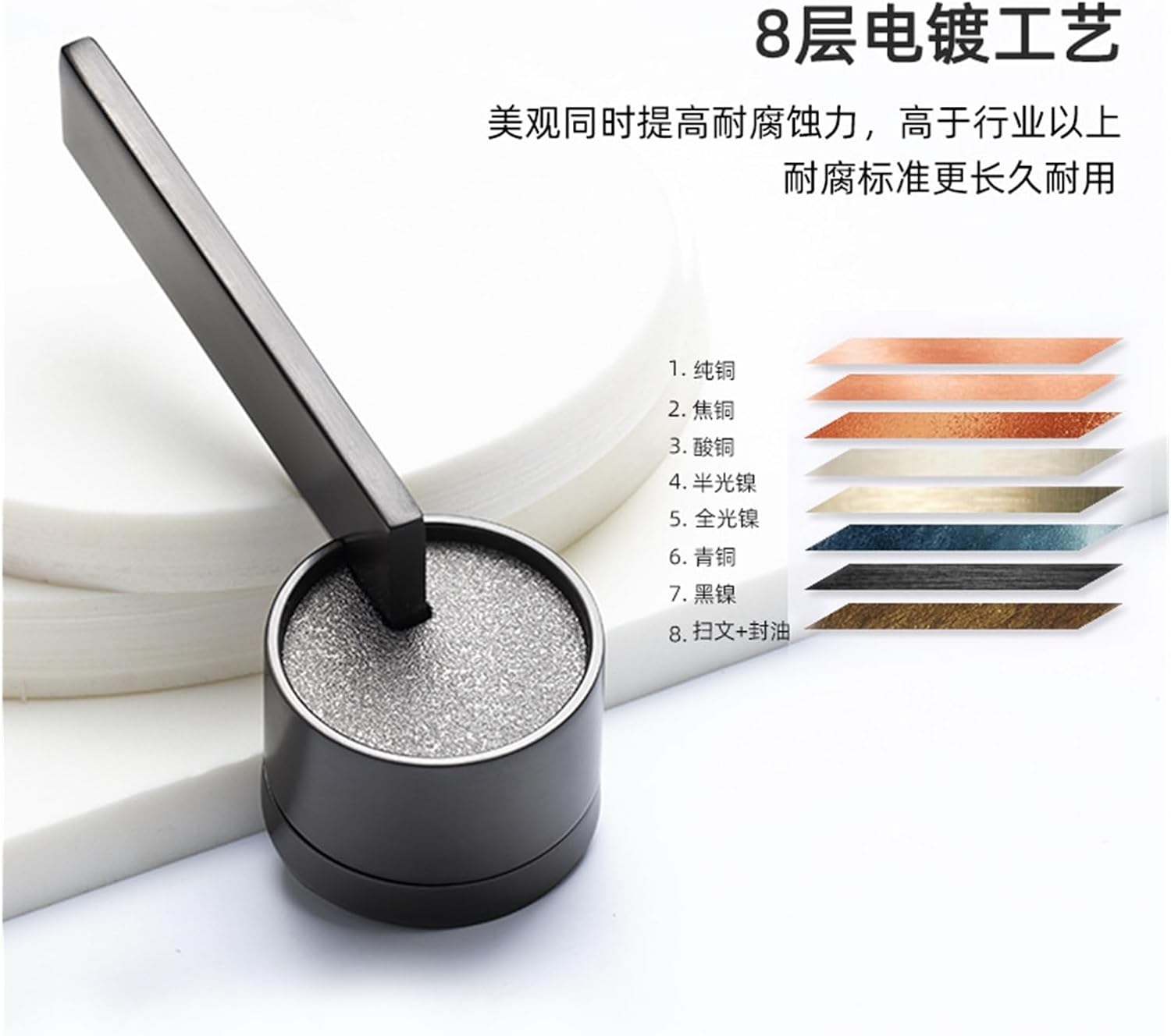 Nordic Style Indoor Bedroom Door Lock Magnetic Post-Modern Silent Room Door Lock Split Wooden Door Lock Handle Black Door Lock(Yahei A01 227)