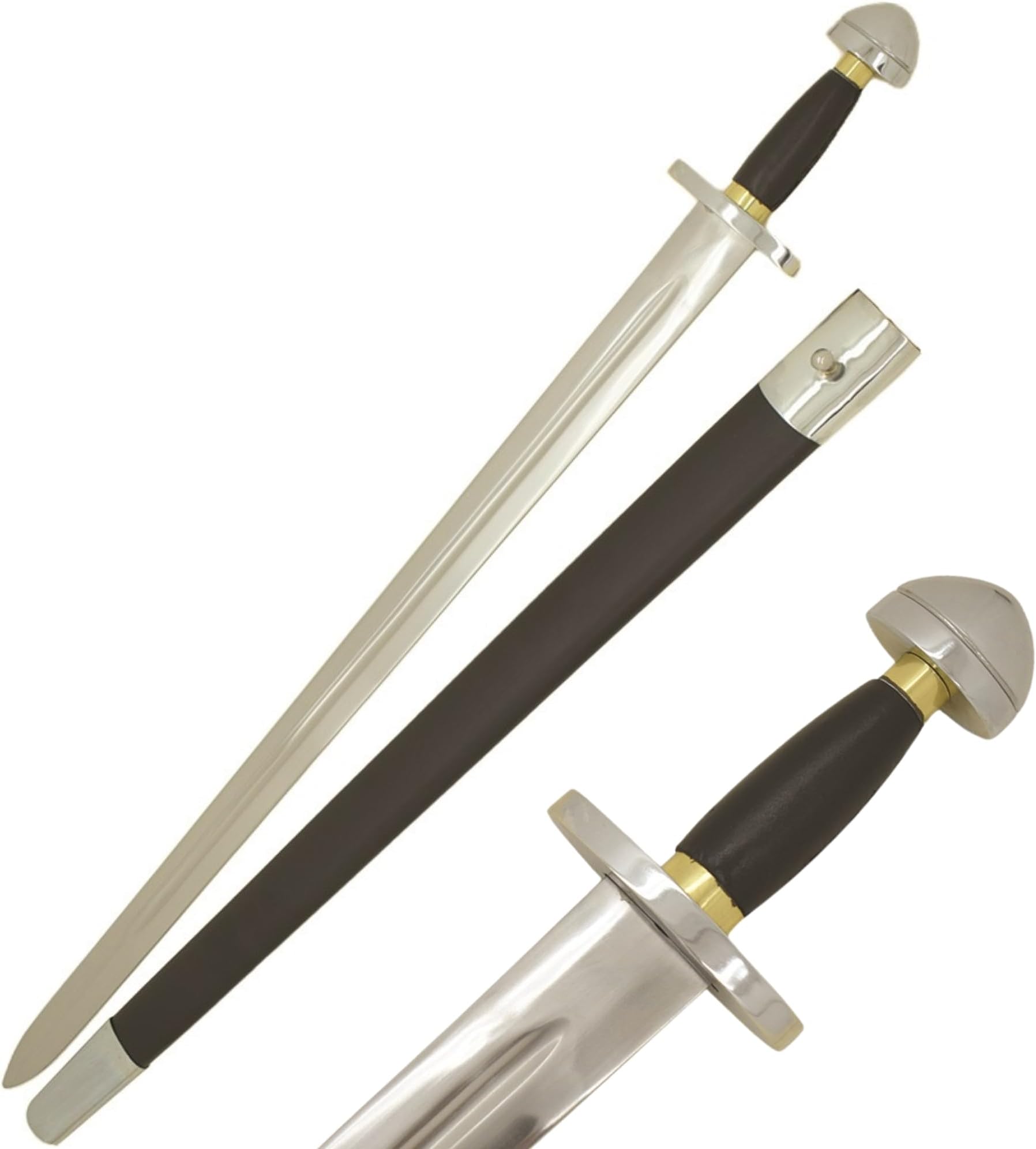 Medieval Warrior 8th Century Viking Angelo Saxon Sword Tempered Handforged Handmade Real Sword